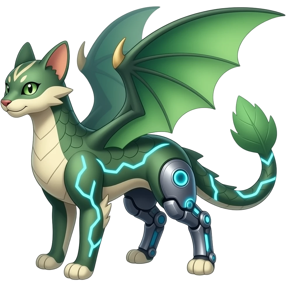 Ory-Vernid-Fionbri-Luxray-Renamon-Pokémon-Fakémon-hybrid-animal-creature emoji
