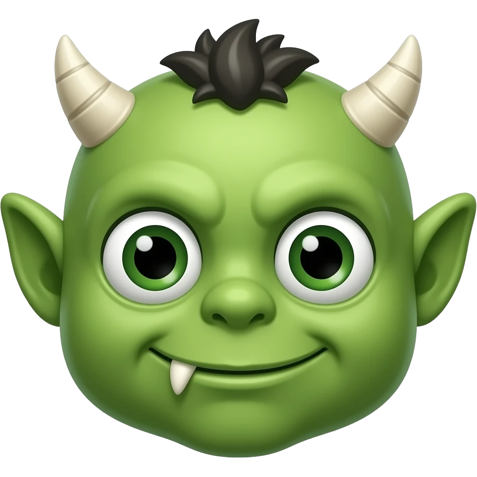 green goblin cute chibi emoji