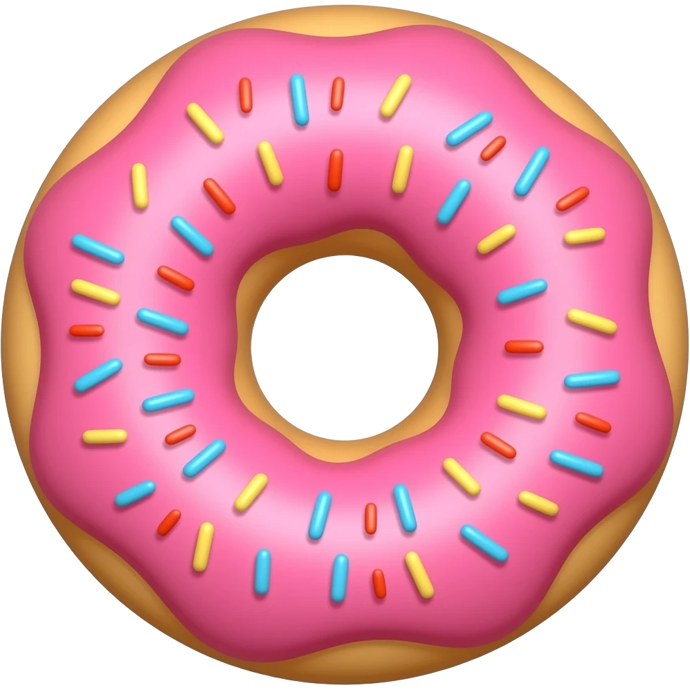 Small Pink donet emoji