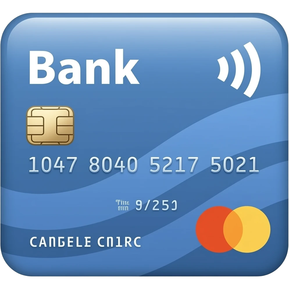 Bank card emoji