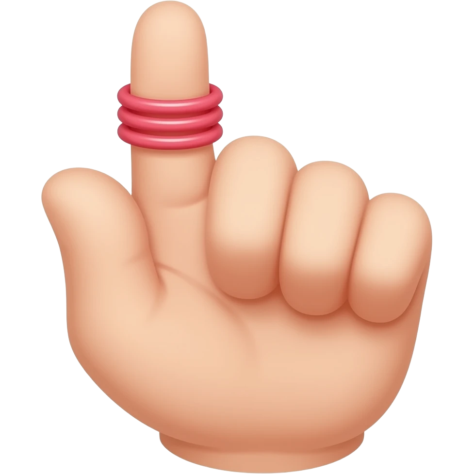 Little pinky finger up emoji