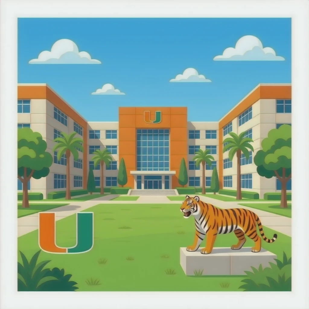 University of Miami emoji