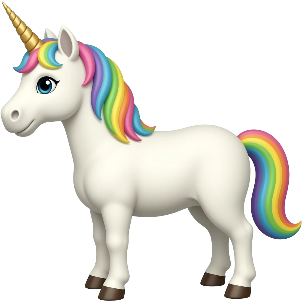 Turn withe chocolate unicorn!! emoji