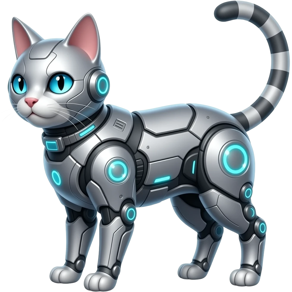 футуристичекий кот emoji