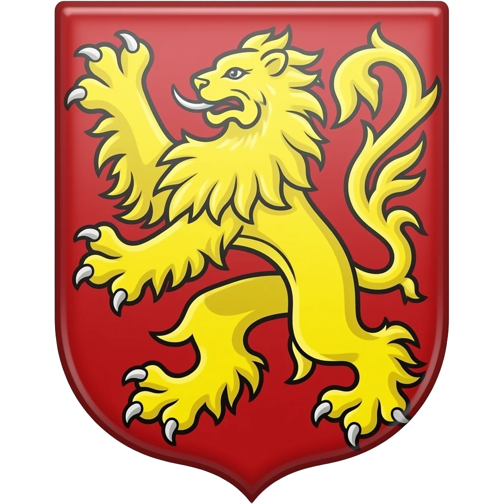 Drapeau flamand lion des flandres emoji