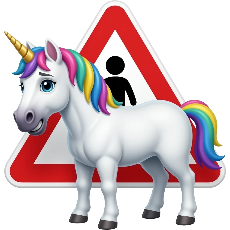 unicorn emrgency emoji