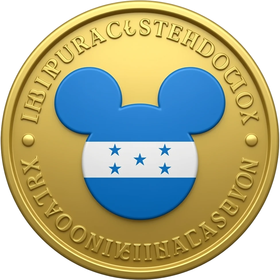 un lempira tipo mickey emoji