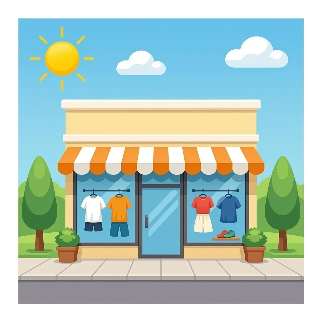 clothing store emoji