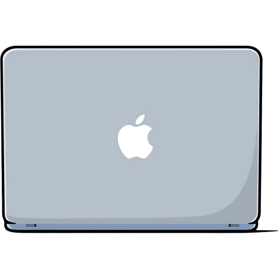 Mac book with a flower wallpaper  emoji