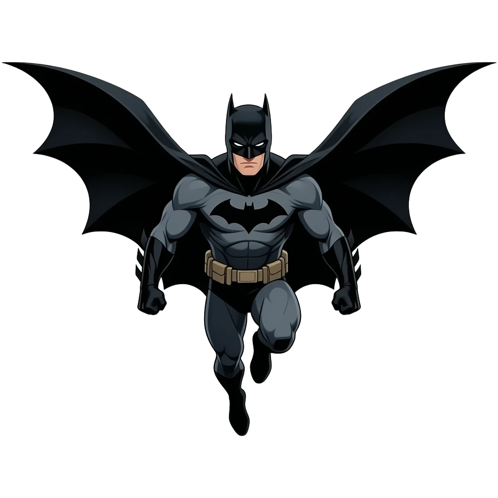 batman flying emoji