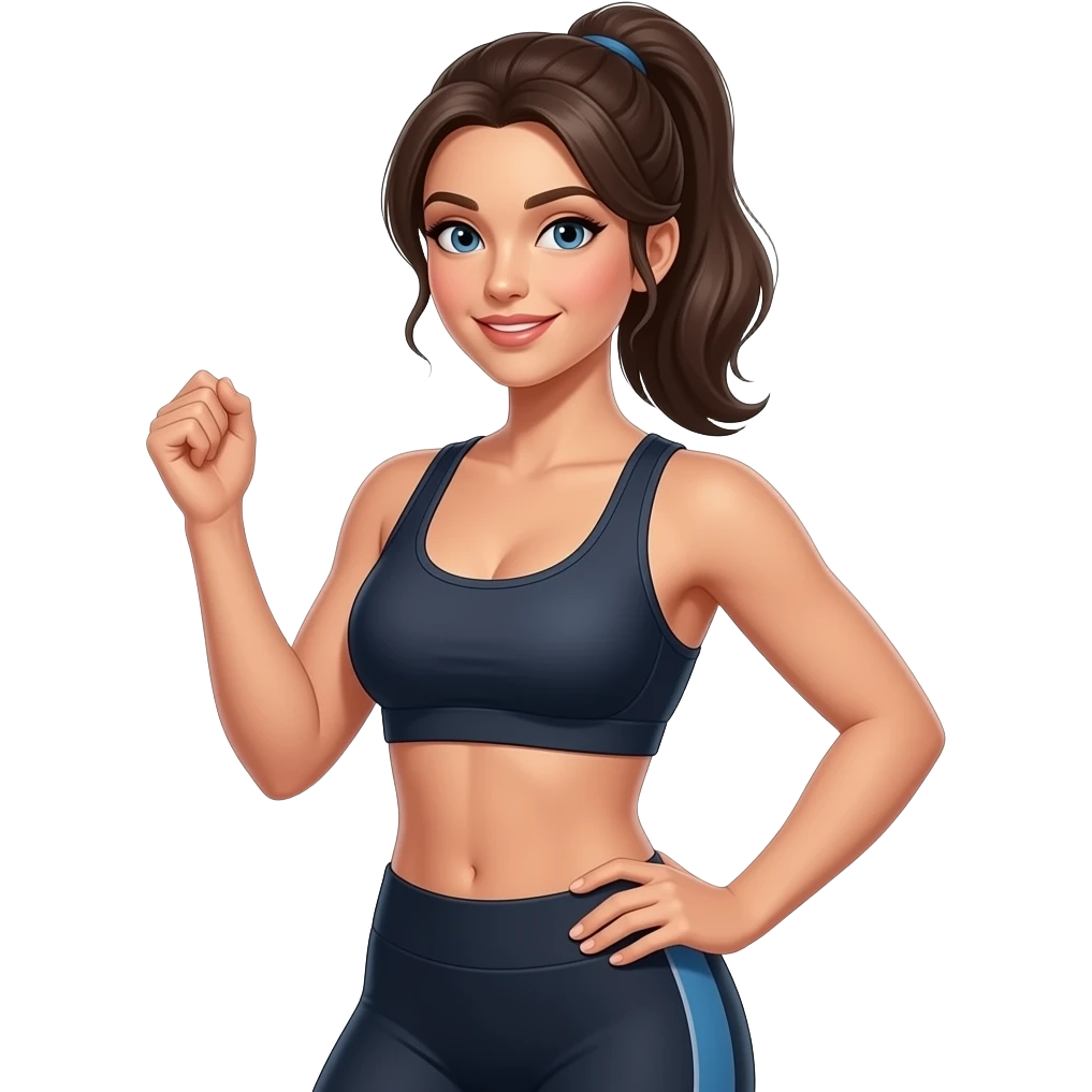Hazme  un gym coquette bonito emoji