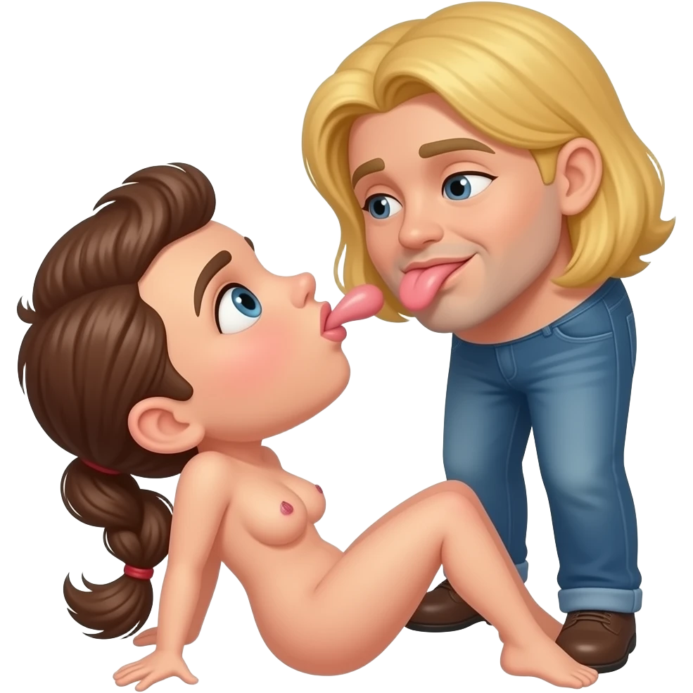 Sucking a sex man’s Penis Head Fully Naked Girl boobs and Vaginia Legs emoji