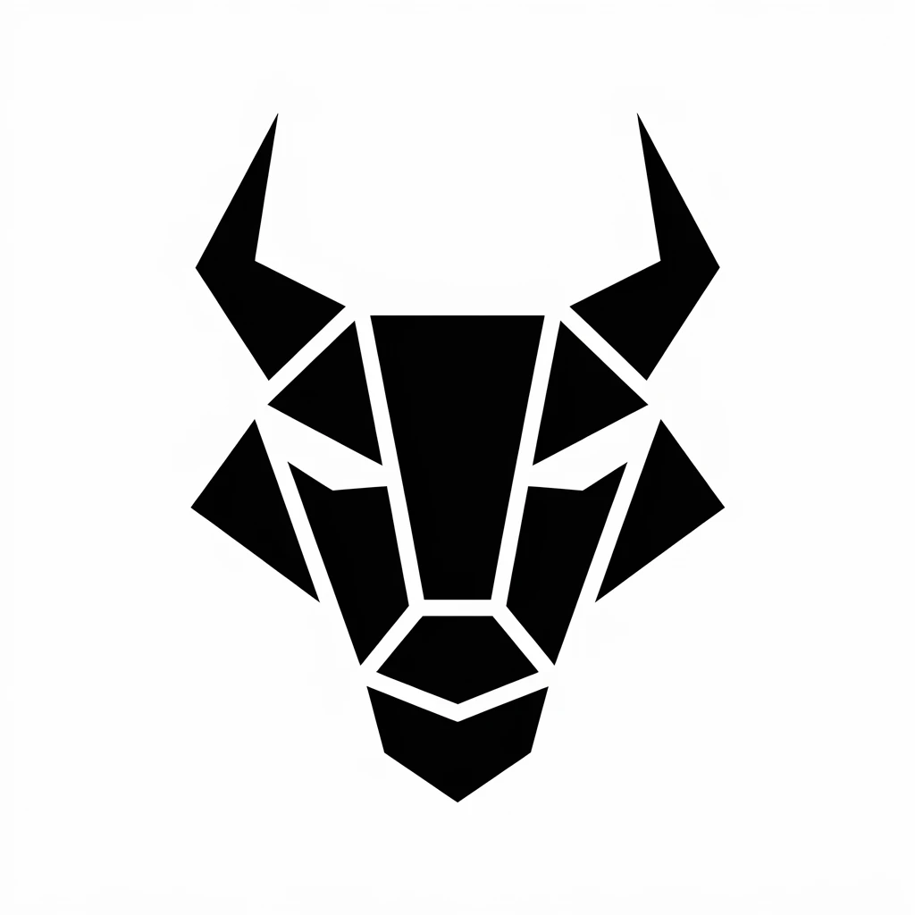 Ox icon black silhouette emoji