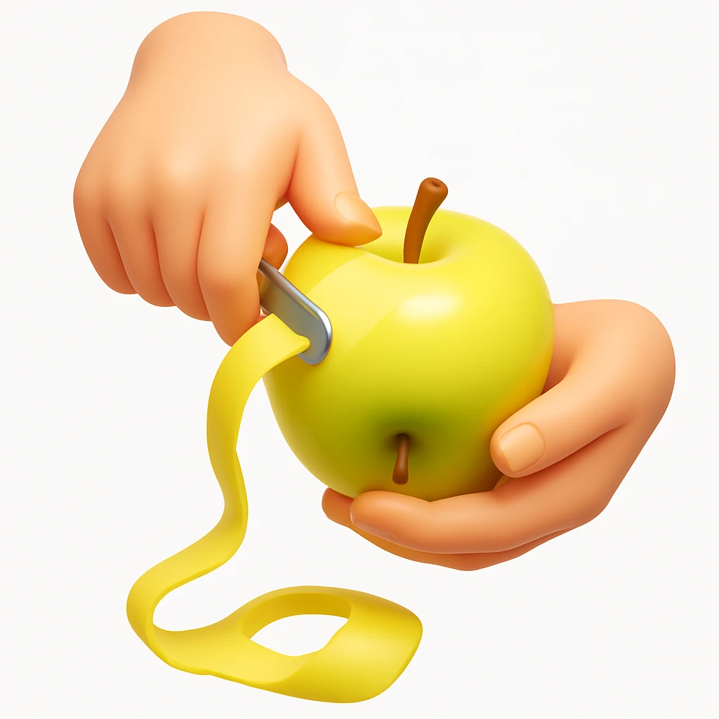 Convert the uploaded image into a 3D Apple-style emoji — preserve the key shapes, colors, and overall composition of the original image. Simplify the forms into clean. Apply glossy textures, soft lighting, smooth shading, and render everything in Apple emoji style on a clean white background

 emoji