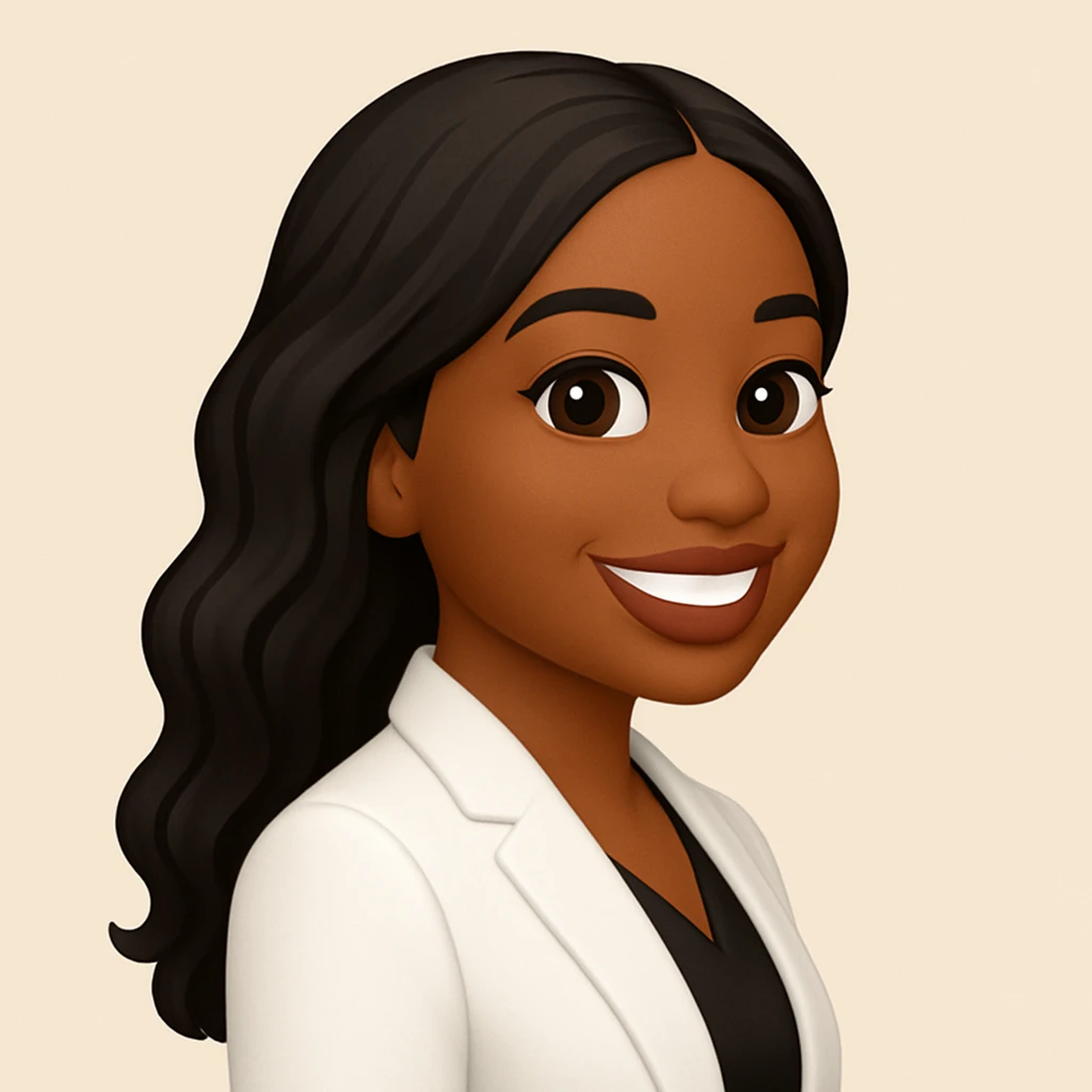 turn the second man in emoji style of the 1st image, match the facial features and match dressing style of the 2nd image, she is wearing white suit side pose emoji