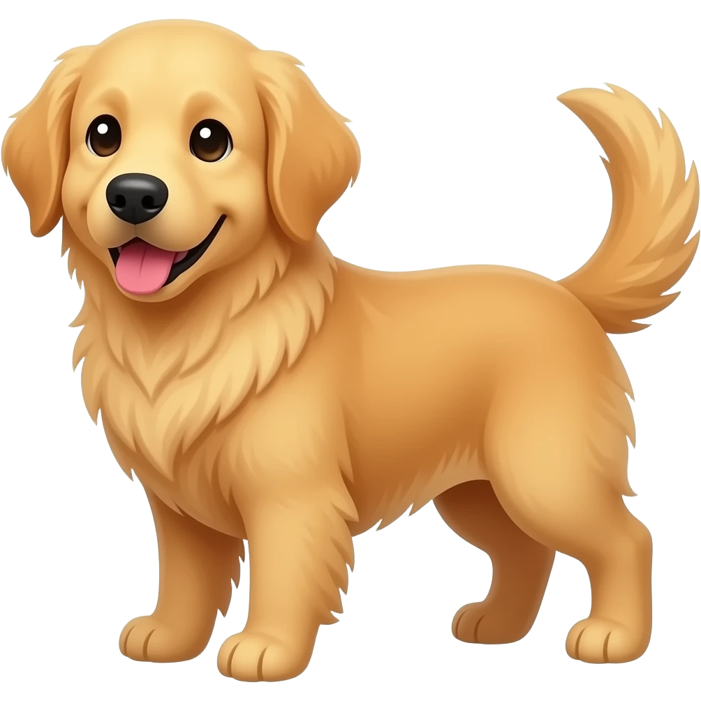 cute golden retriever emoji