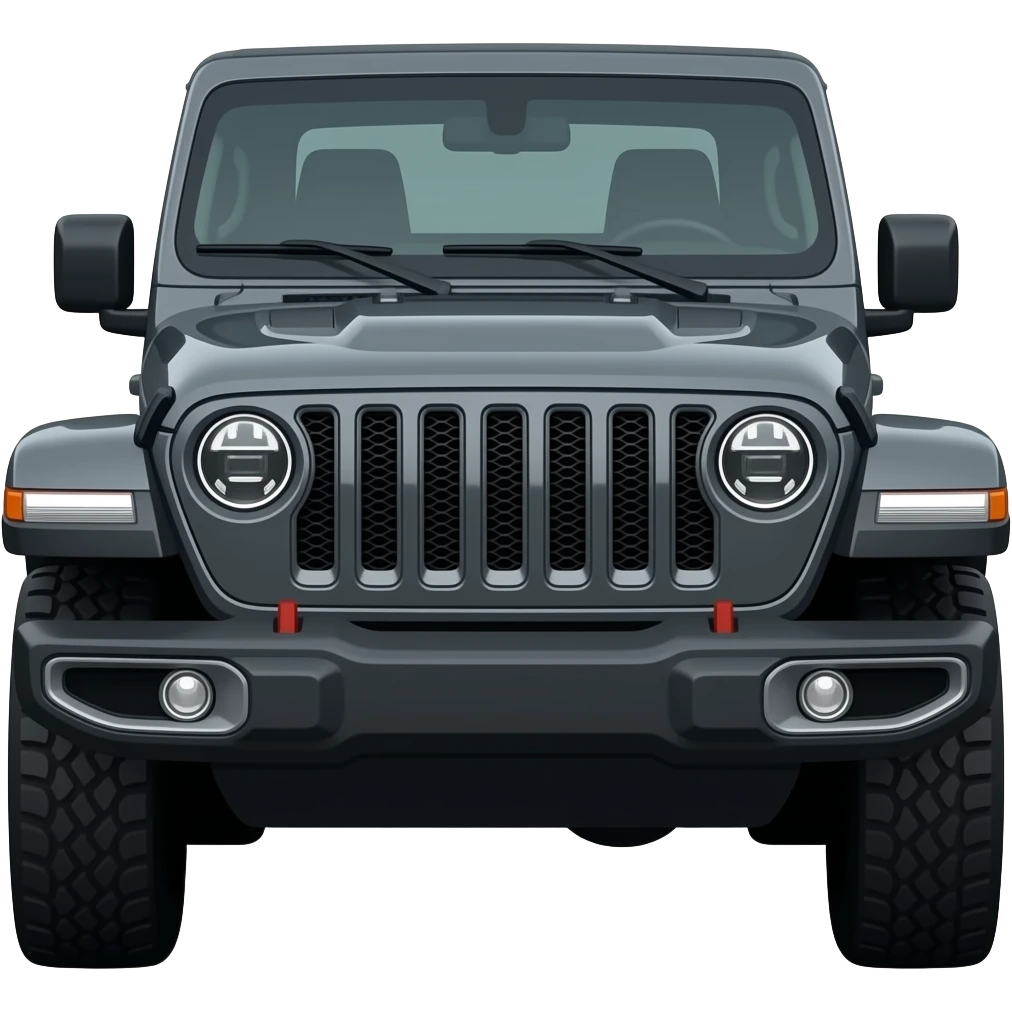 Jeep dark grey gladiator emoji emoji