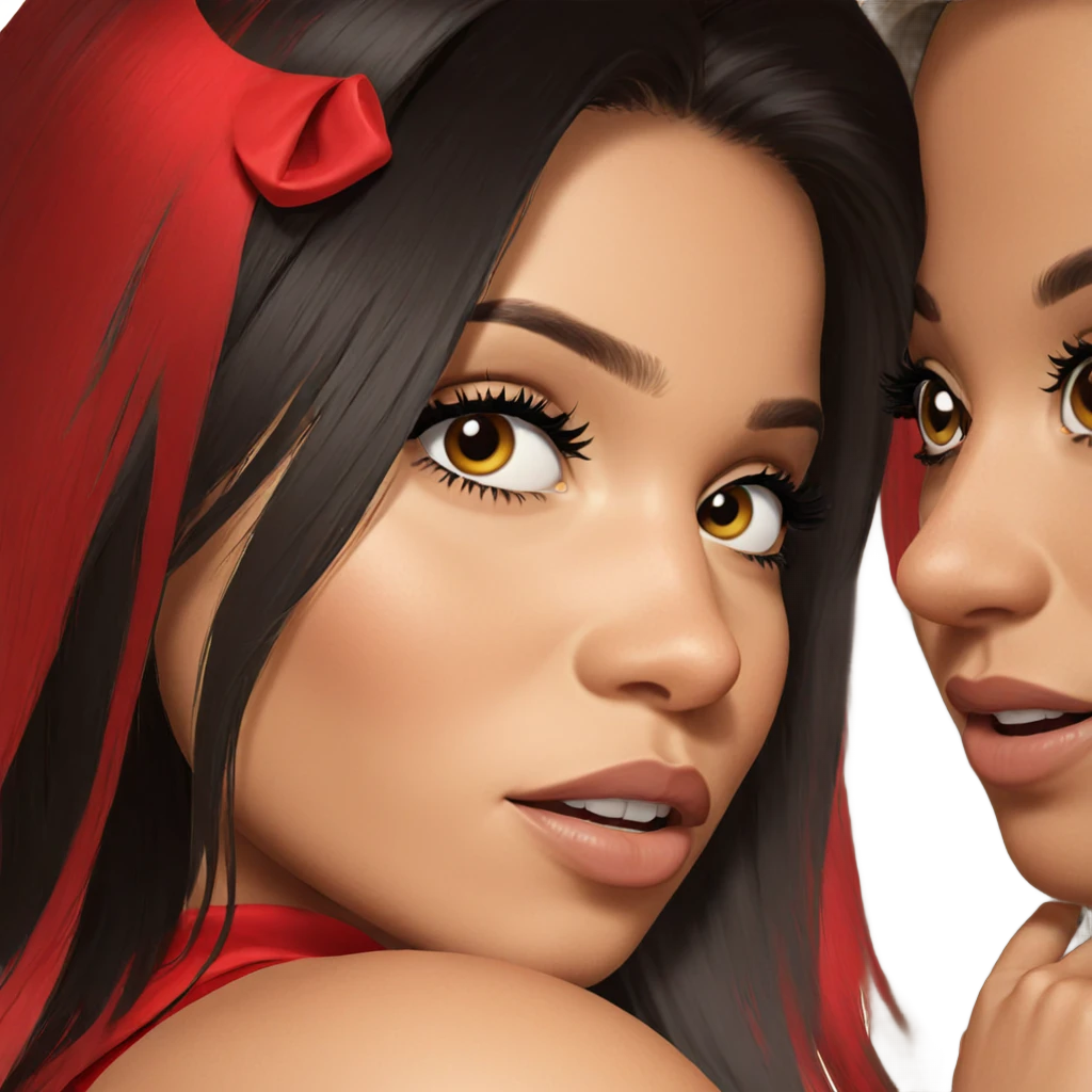 realistic portrait of girl emoji