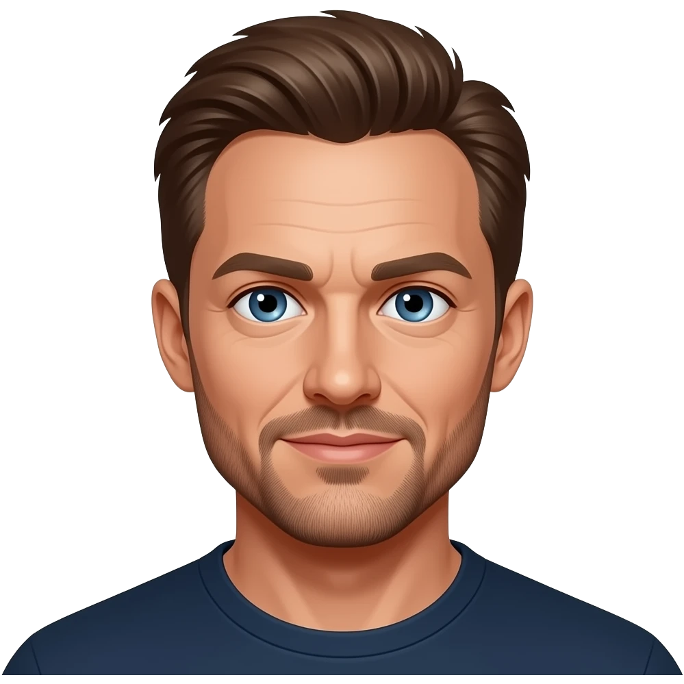 Create an emoji of paul bettany vision emoji