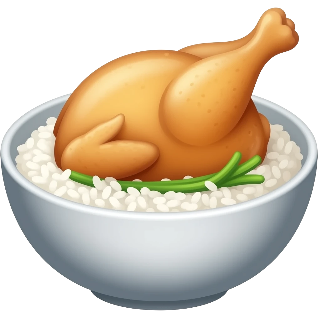 rice with chicken emoji