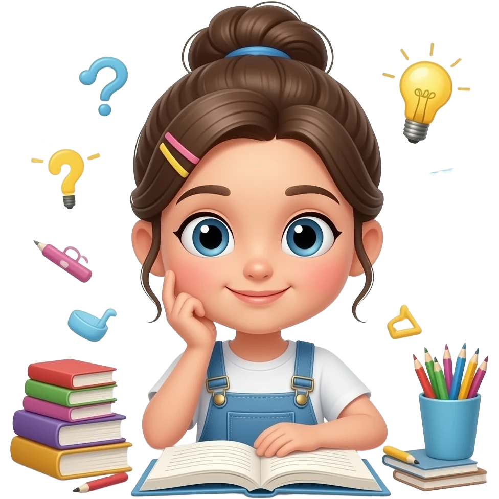 study idea girl emoji