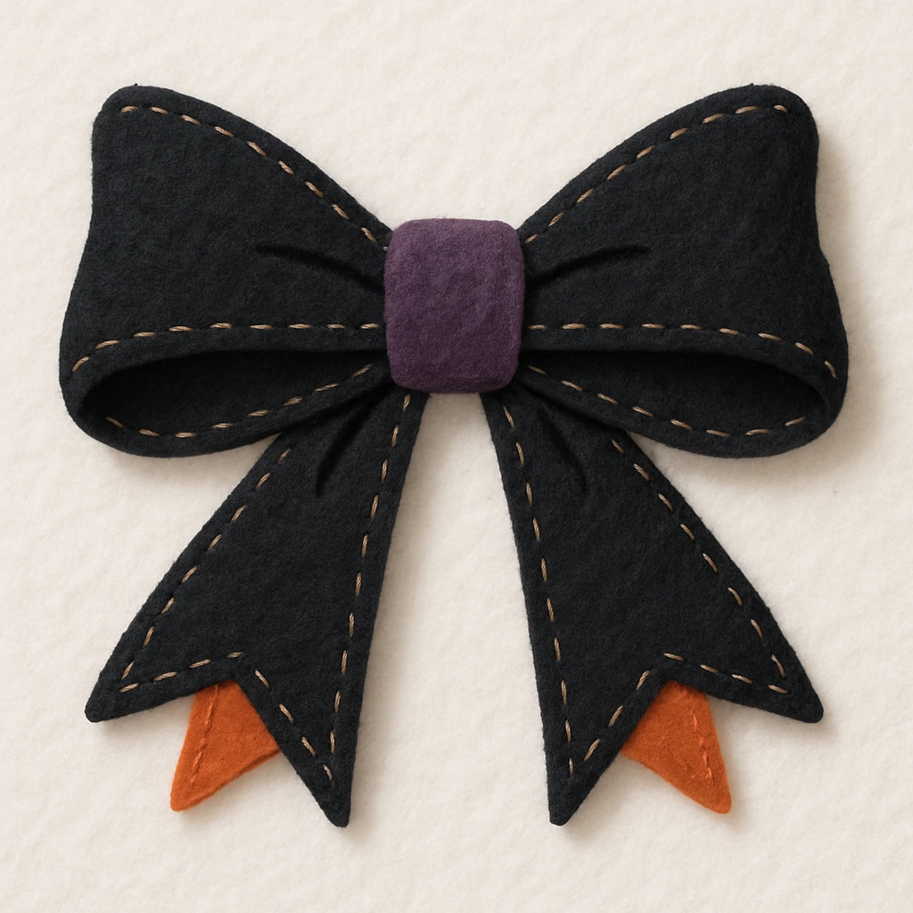 gothic bow emoji