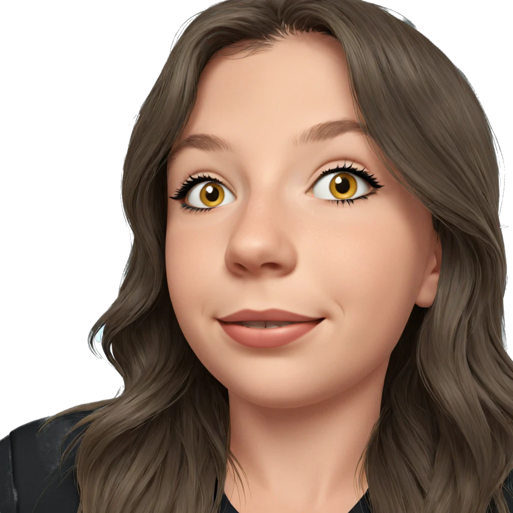 smiling girl with long hair emoji