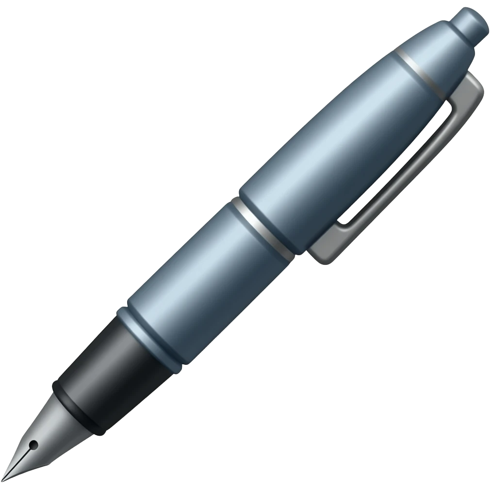 cây bút đang viết emoji