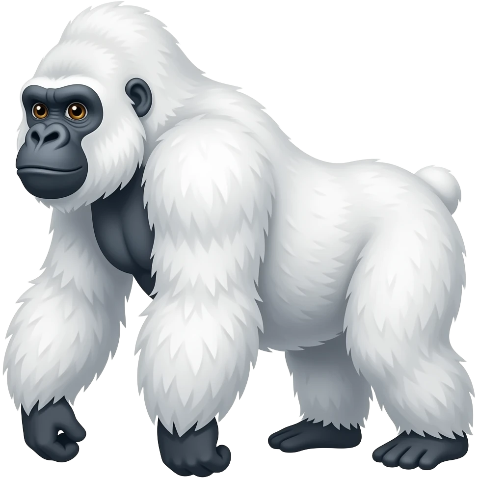 white gorilla emoji