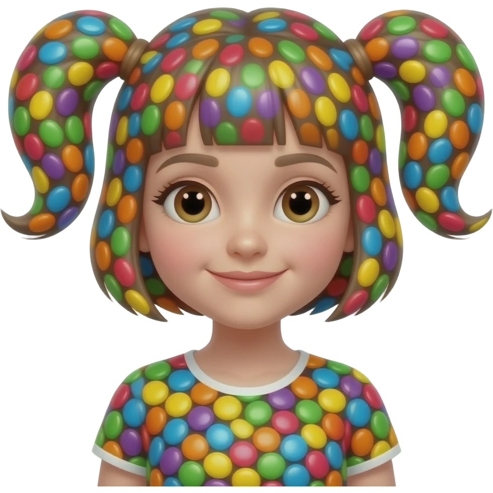 girl jelly bean emoji