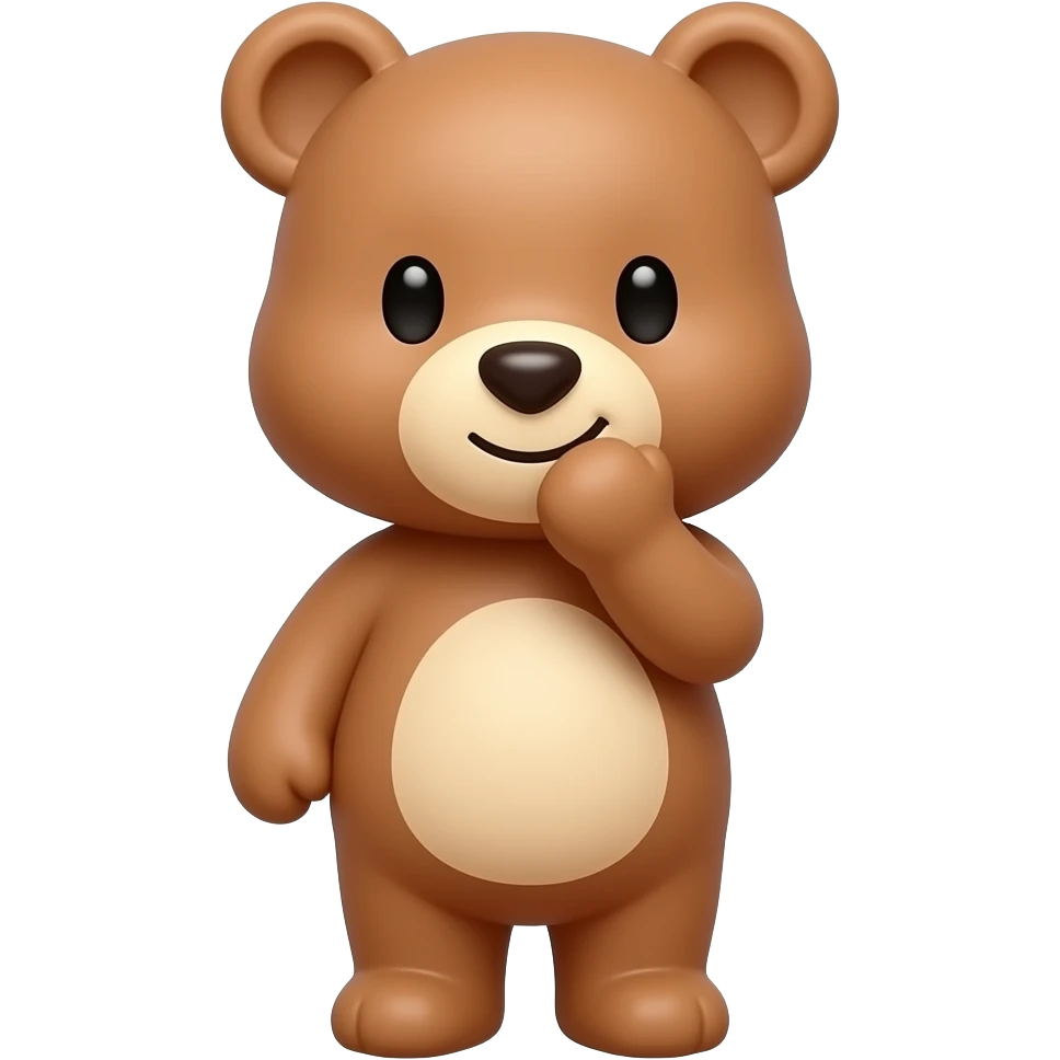 Tender heart   care bear blowing a kiss emoji