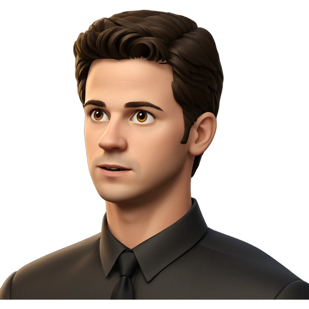 sharp dressed man portrait emoji