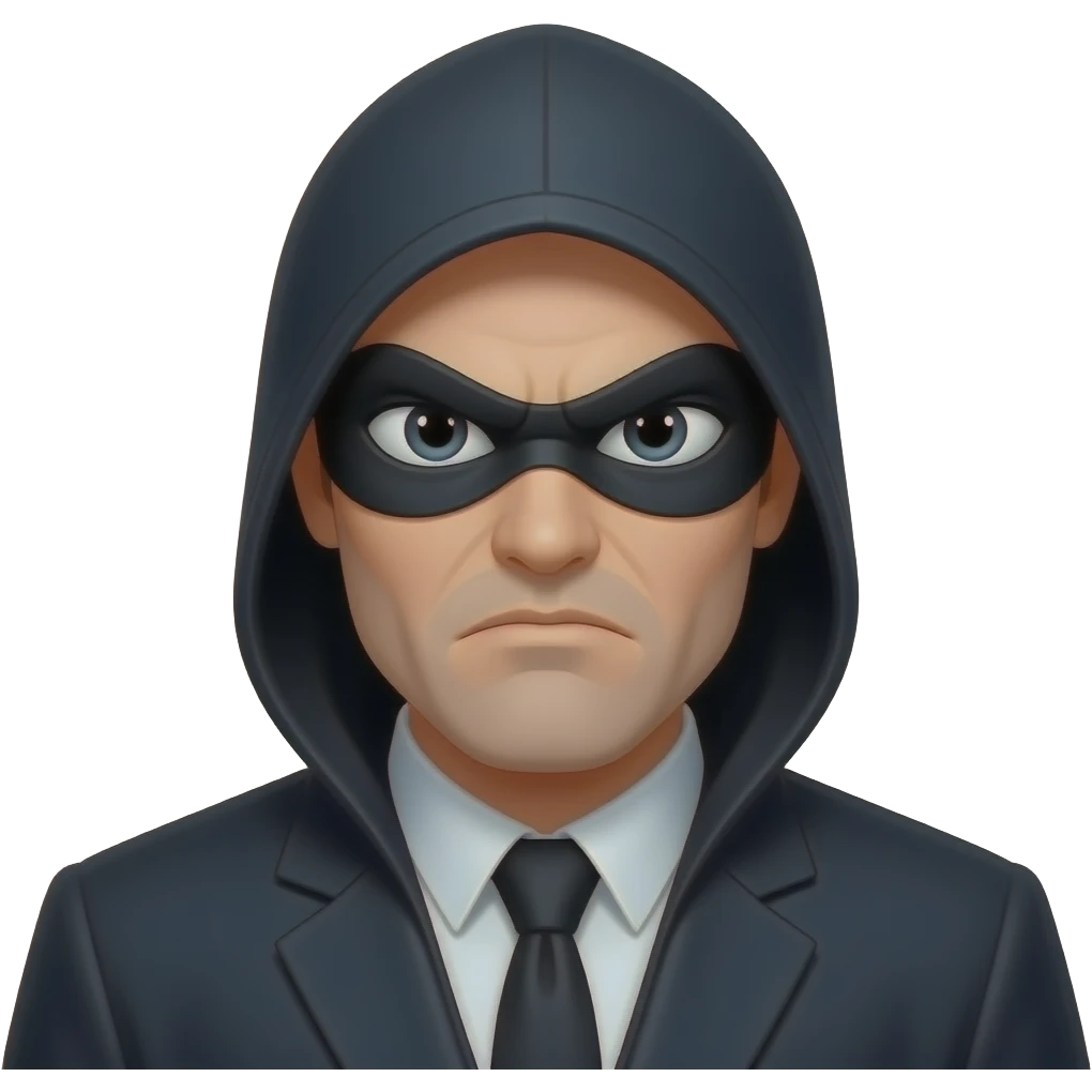 Crea a un ladron toma de ejemplo ese emoji🙎‍♂️ emoji