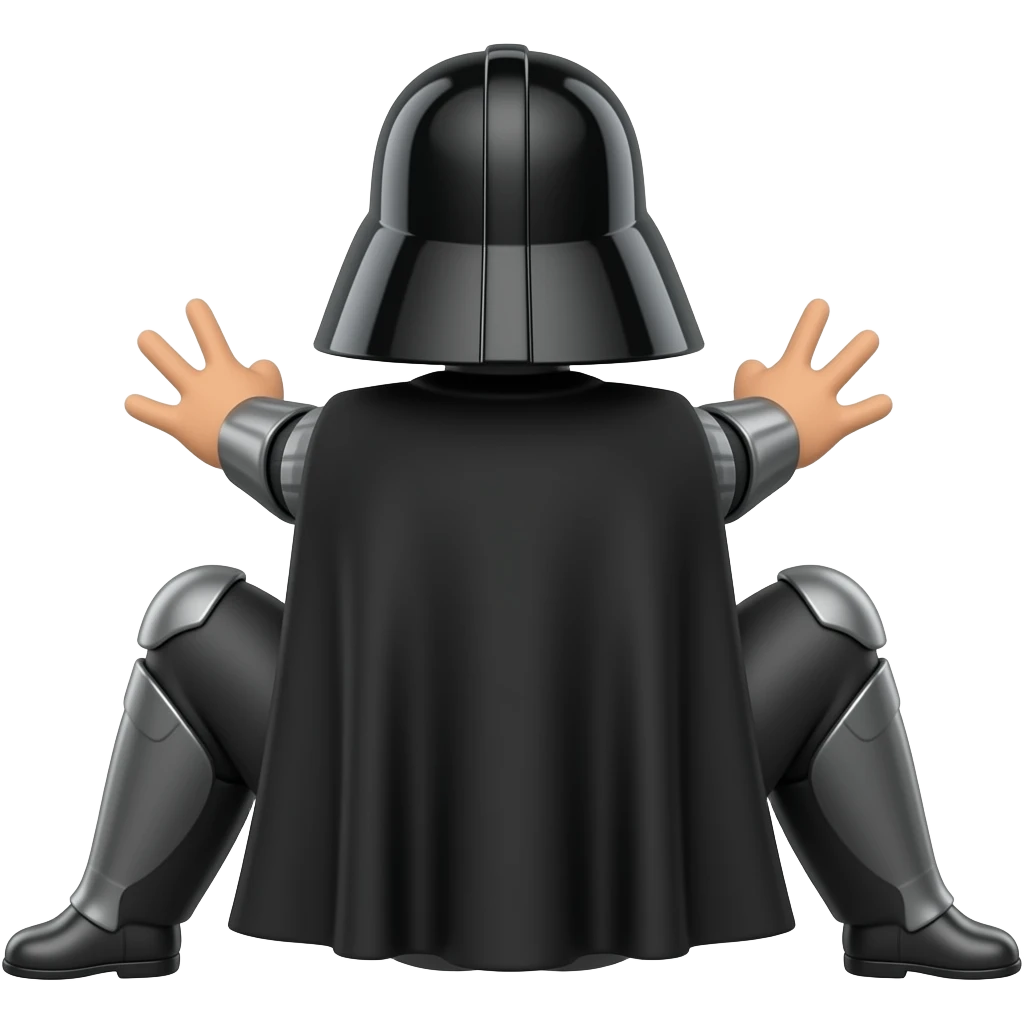 Backside of darth Vader Twerking animated emoji emoji