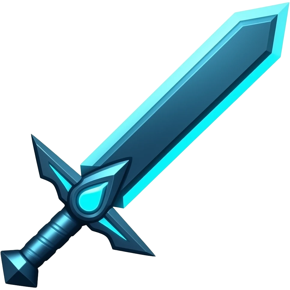 Future blue sword emoji