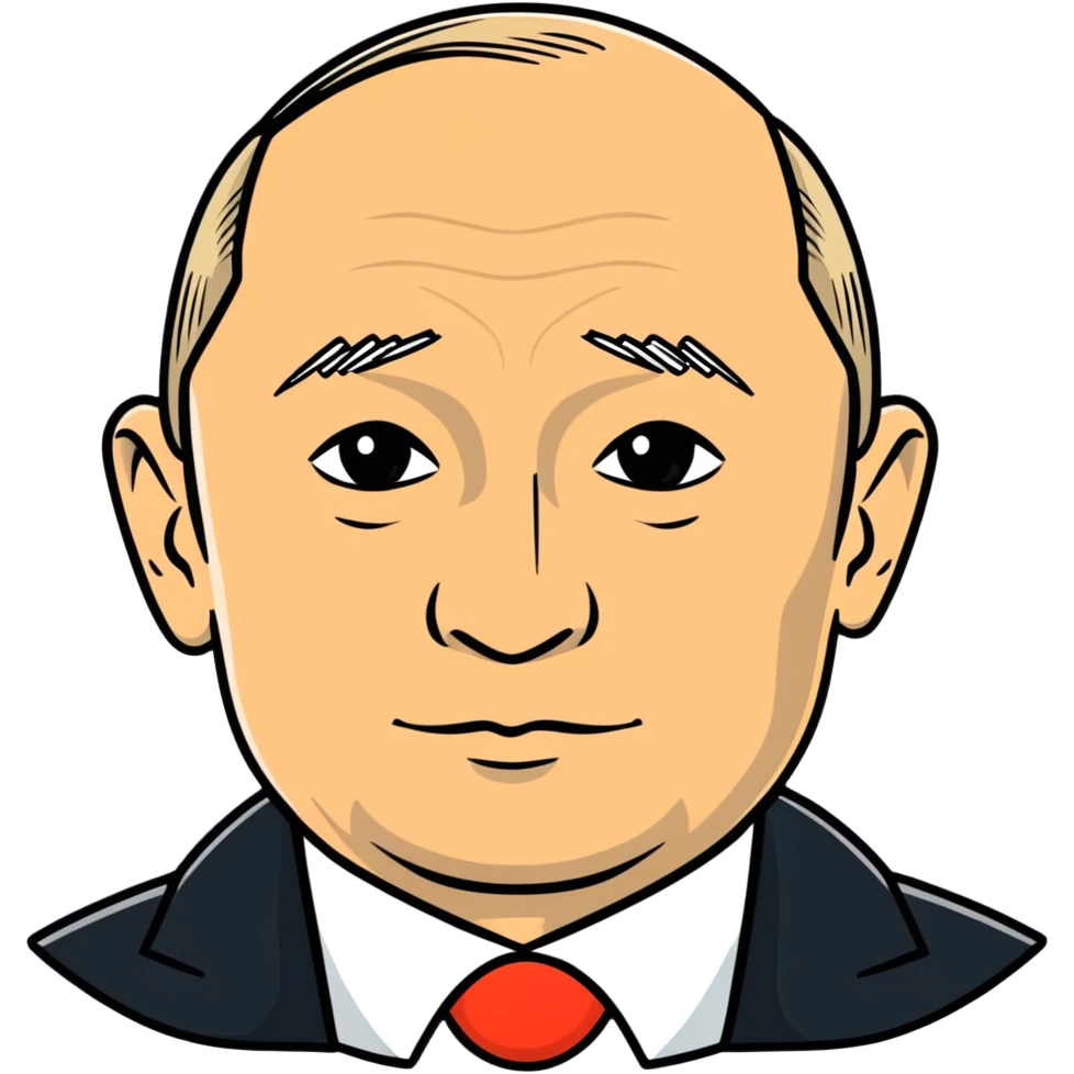 Vladimir Putin, Russian president emoji