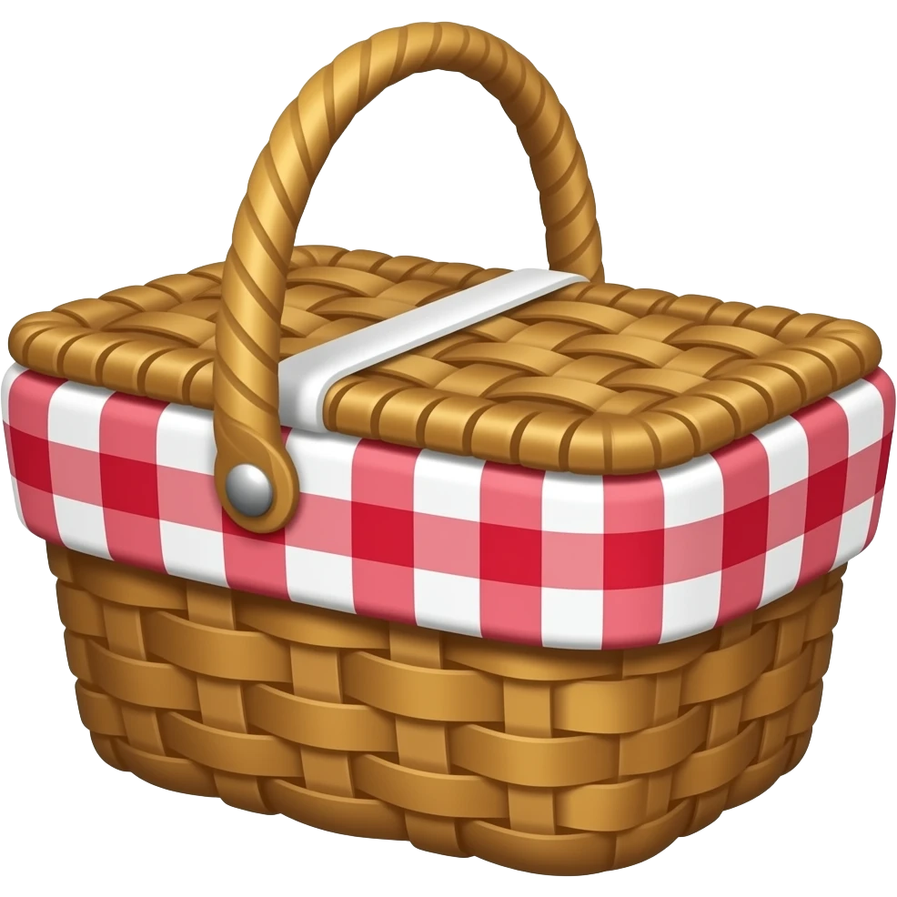 Picnic basket with no handle emoji