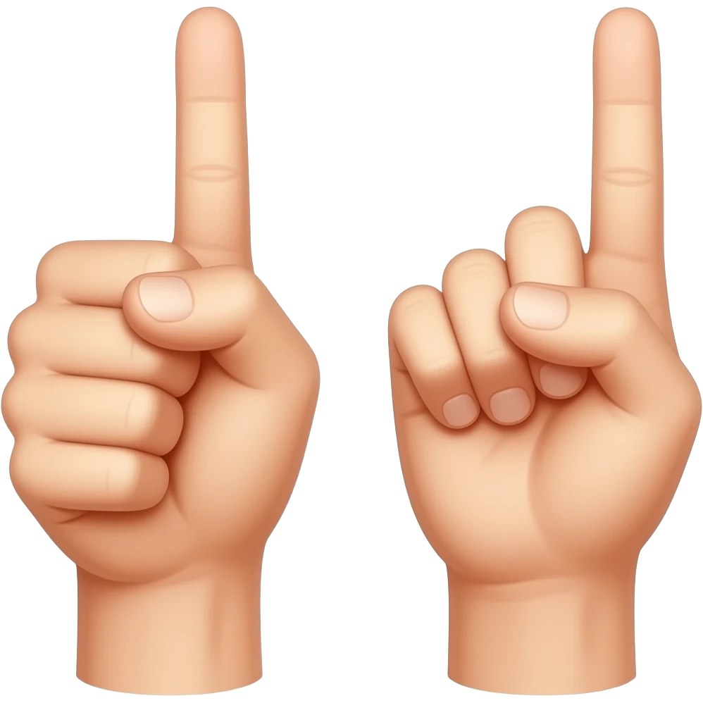 Créer une main  qui fait un jul comme sa 👆et l’autre un L comme l’emogi d’avant mais de l’autre sans et colle les main pas les doigt coller les doigt a l’extrémité et le pouce sorti, les doit a l’opposé les main comme on les vois de face emoji