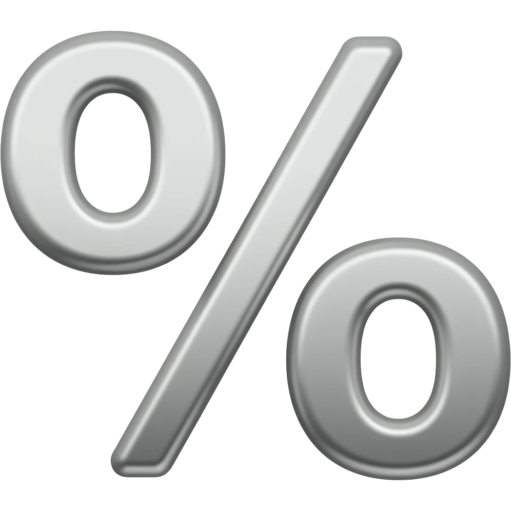 95 percent number emoji