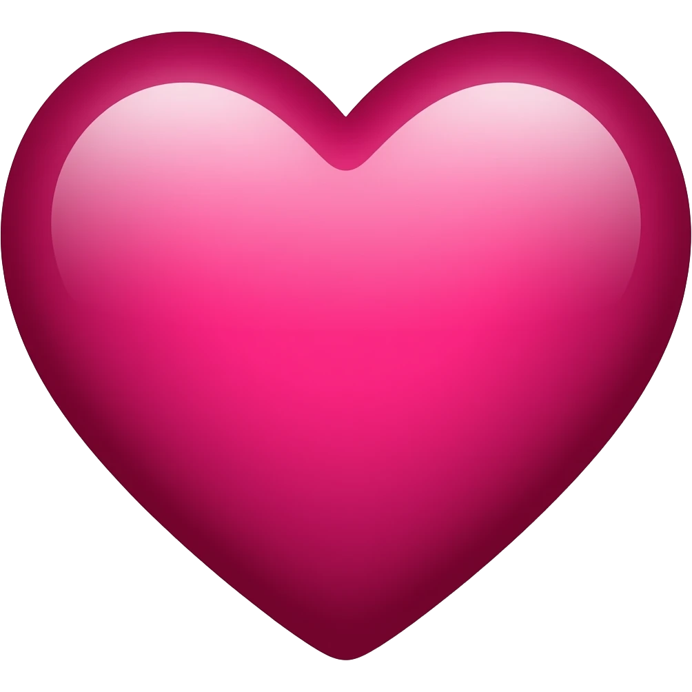 Magenta color heart emoji