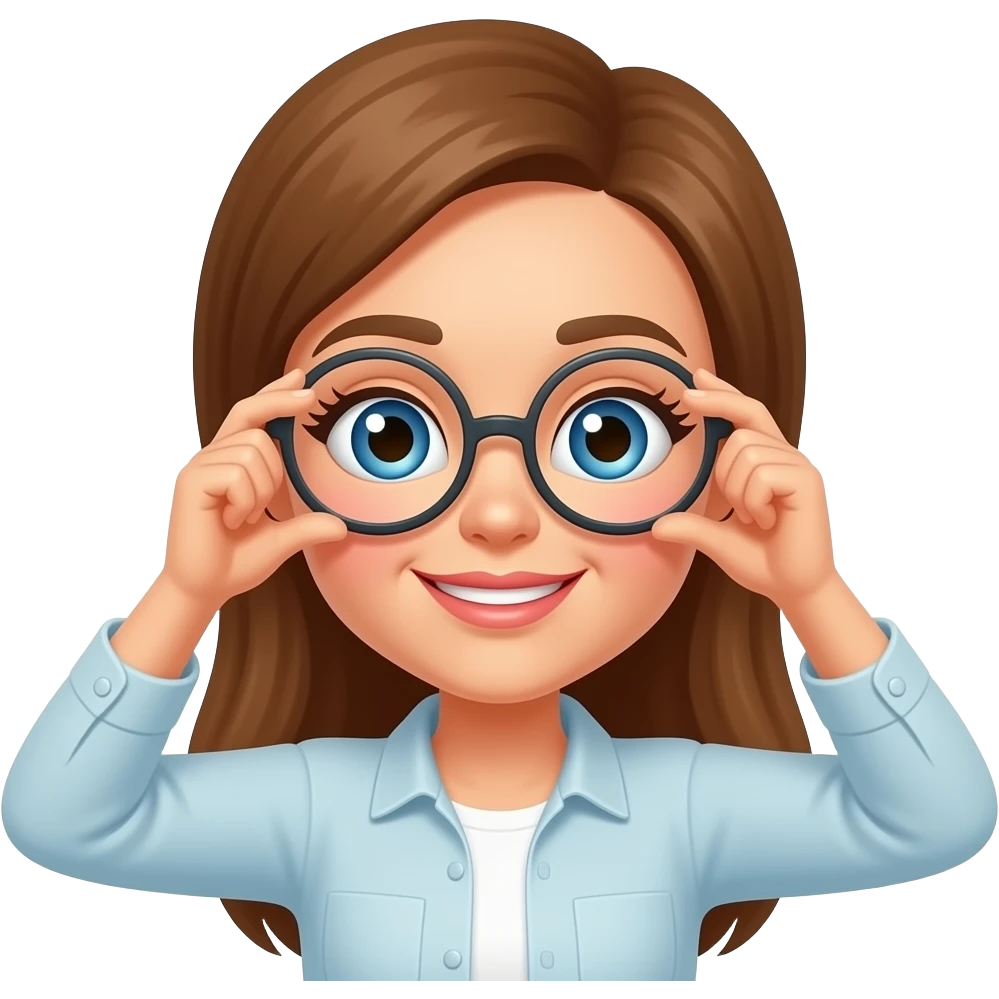 she is opening your eyes emoji