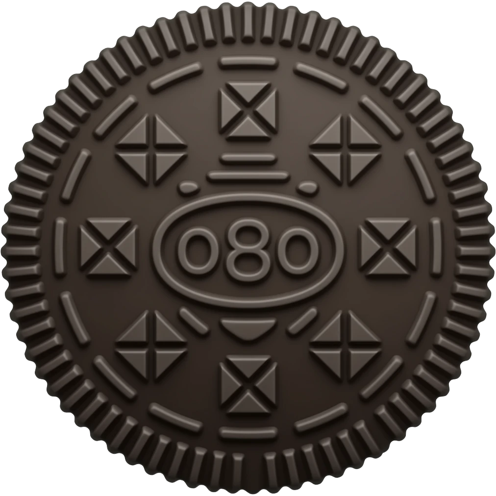 oreo cookie emoji