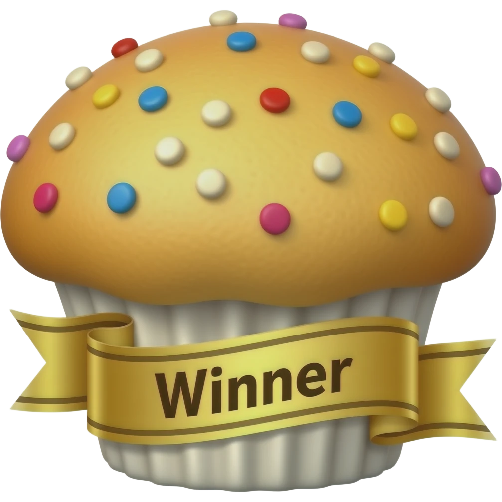muffin no icing winner emoji