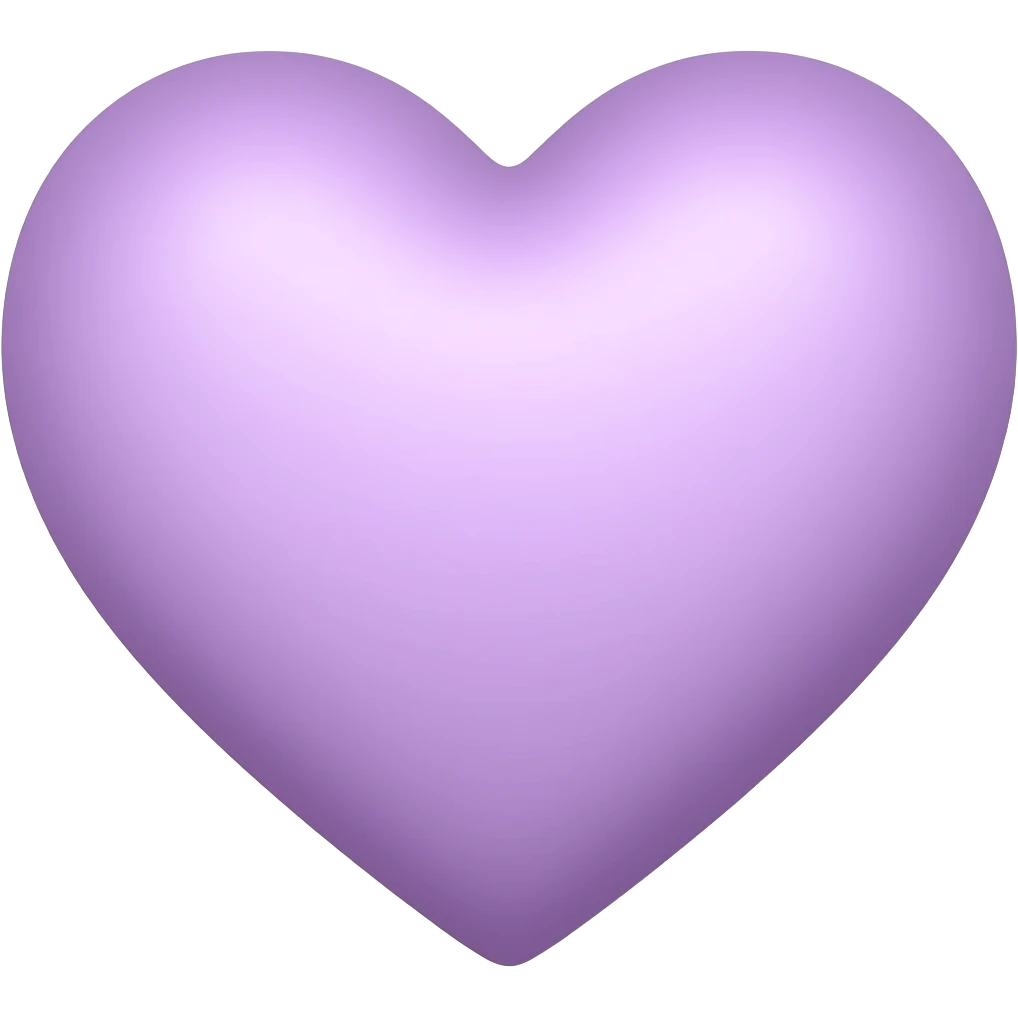 um coraçãozinho lilas emoji