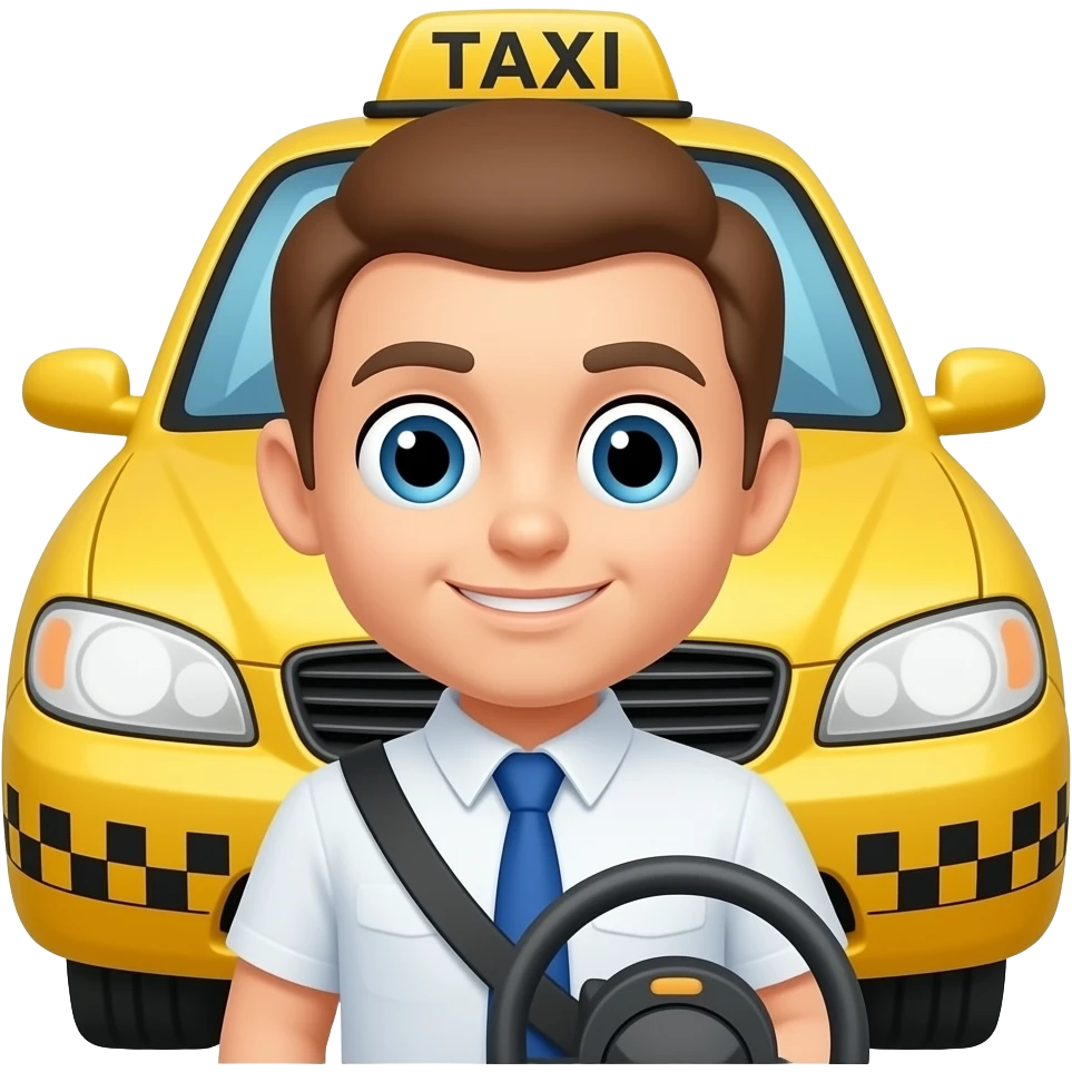 taxi driver emoji