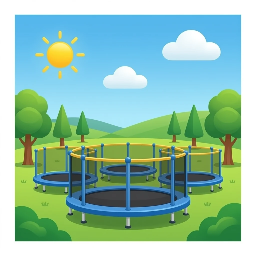 Trampoline park emoji