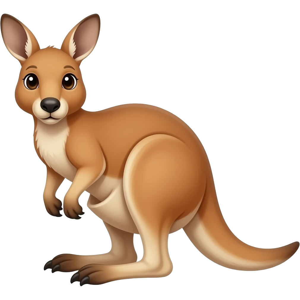 Kangaroo joey emoji