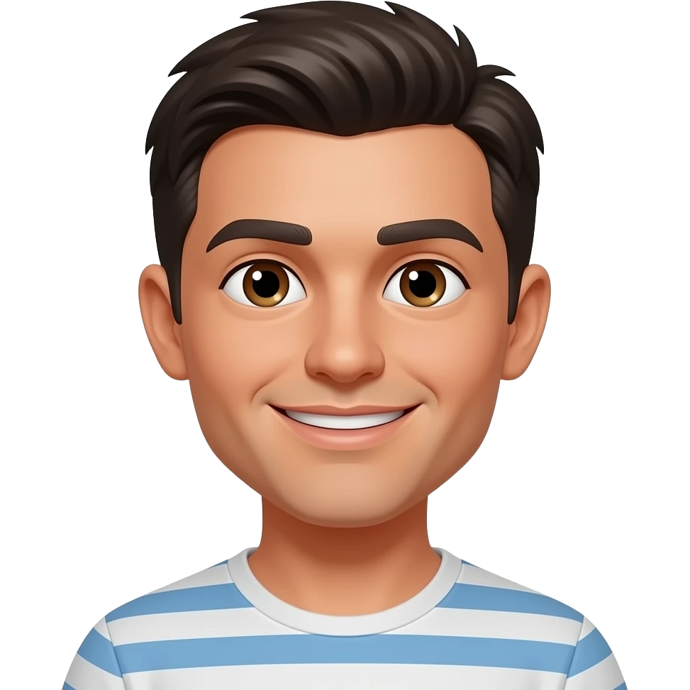 Cheeky, ray of sun shine personality, tanned with nice hazel eyes and dark hair emoji