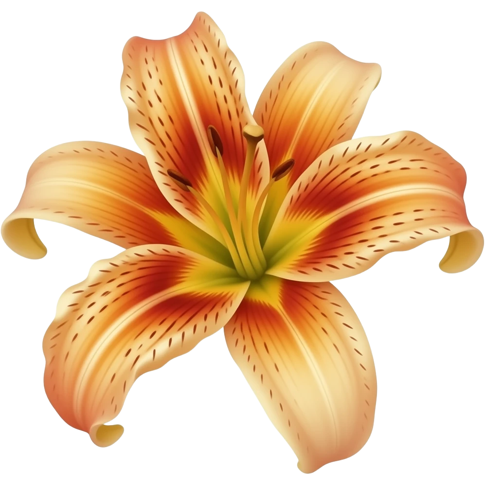 Tiger lilies emoji