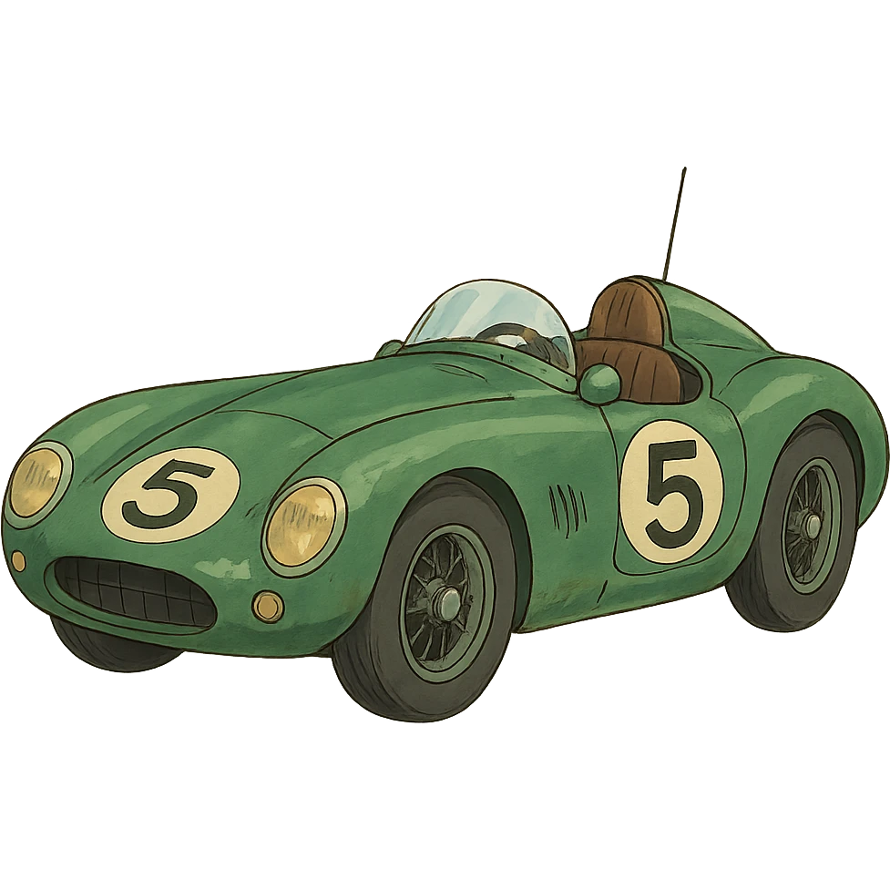 green race car emoji